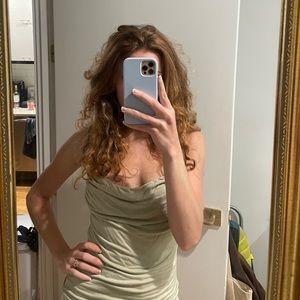 Free people mint green tank top